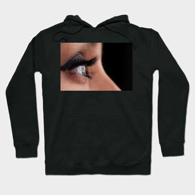 Eye Close Up Hoodie by ansaharju